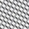 Ladder Geometric Wallpaper – Black and White