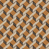 Ladder Geometric Wallpaper – Burnt Orange