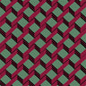 Ladder Geometric Wallpaper – Crimson Aqua