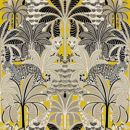 Tropical Mirage Wallpaper - Yellow Gold