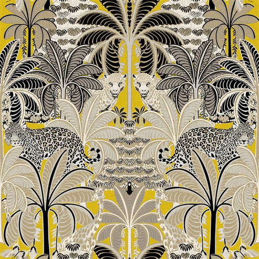 Tropical Mirage Wallpaper - Yellow Gold
