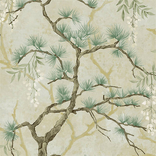 Pine Shadow Wallpaper - Grey