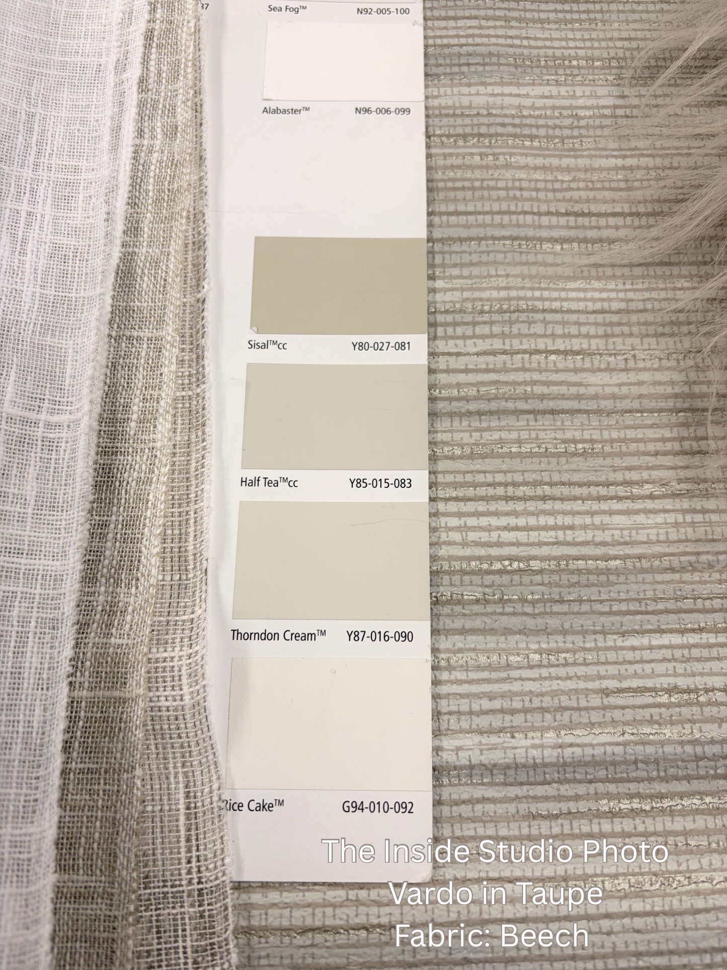 Vardo - Faux Grasscloth Wallpaper - Taupe - Last 5 Rolls