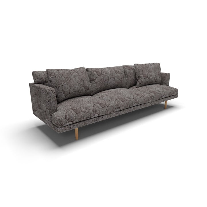 Casablanca Wave Fabric - Bark