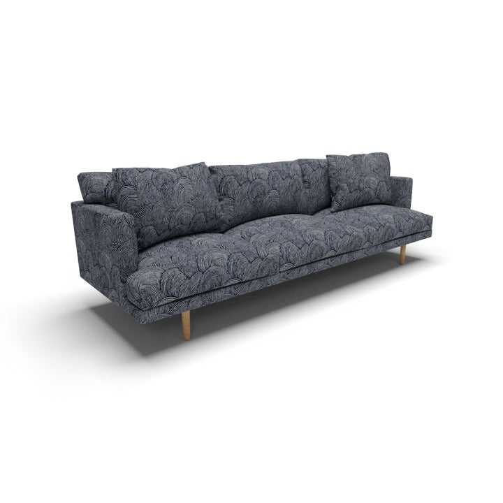 Casablanca Wave Fabric - Navy