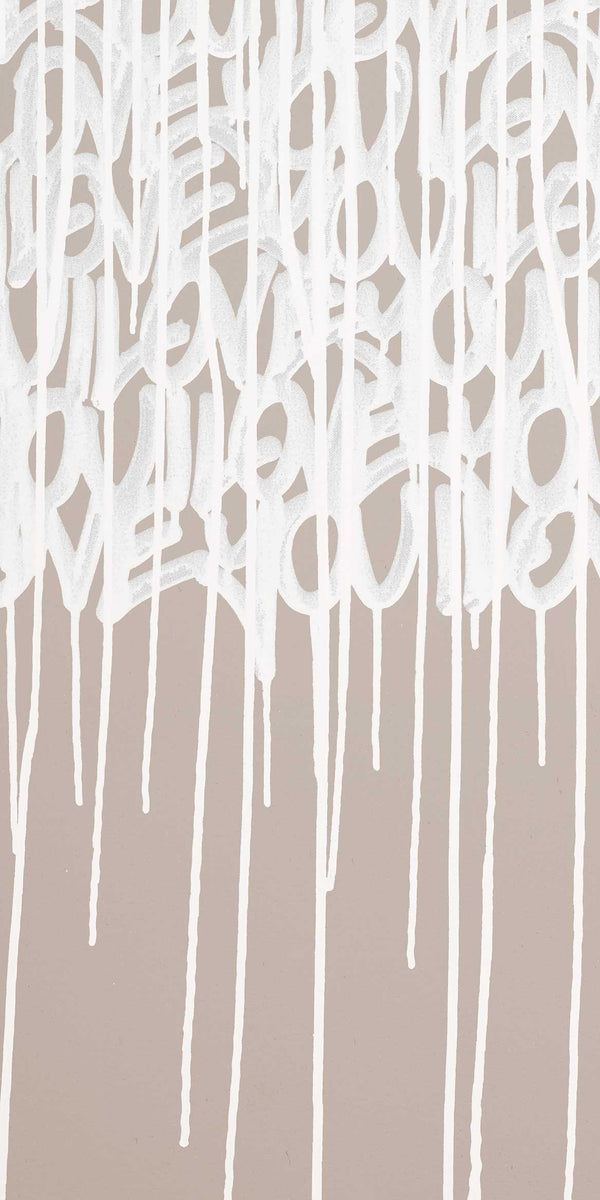 Sample - Enlightened Love  - Custom Sized Wallpaper Mural (per m2) - Clay