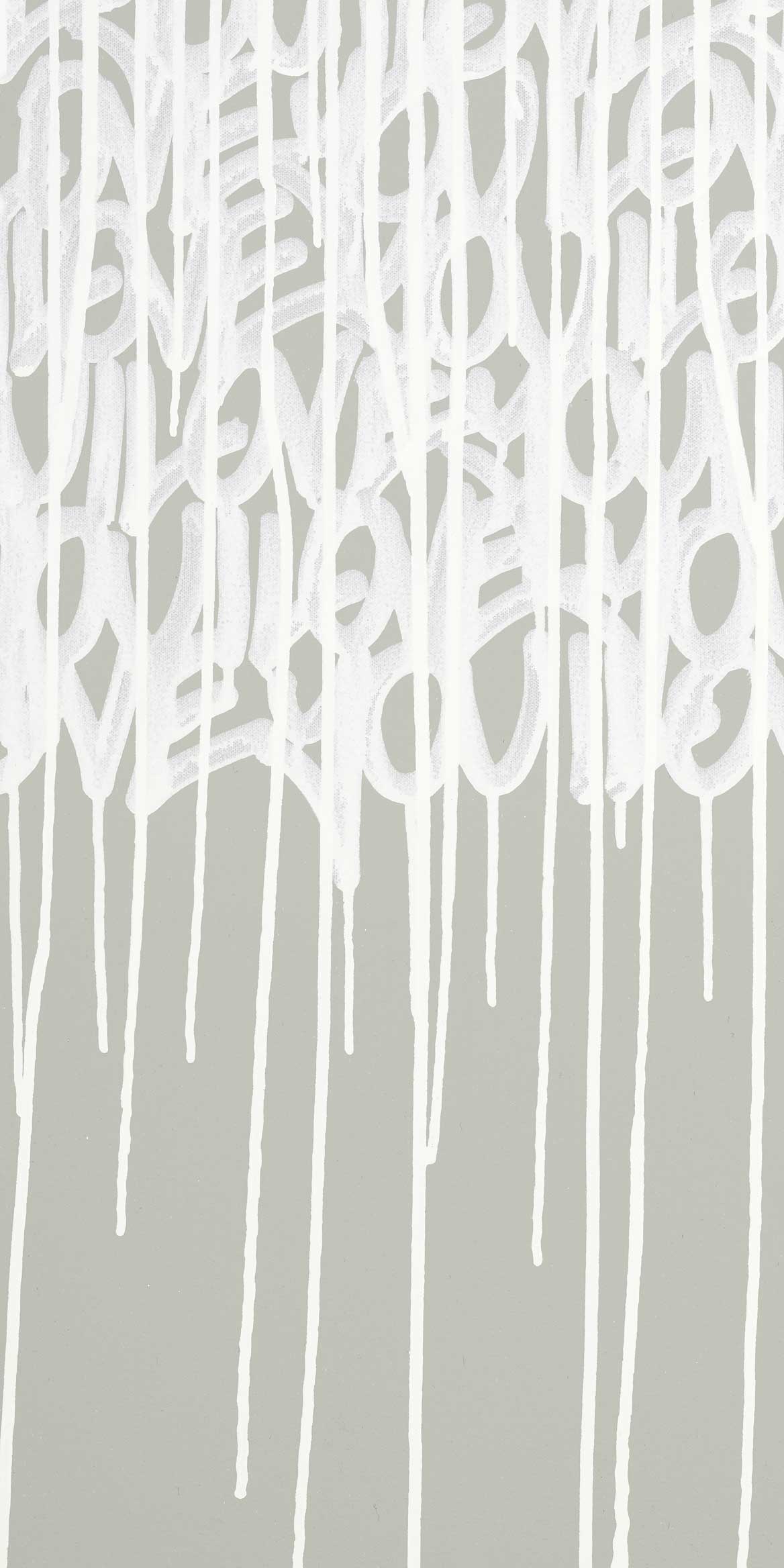 Enlightened Love - Sage - Custom Sized Wallpaper Mural (per m2)