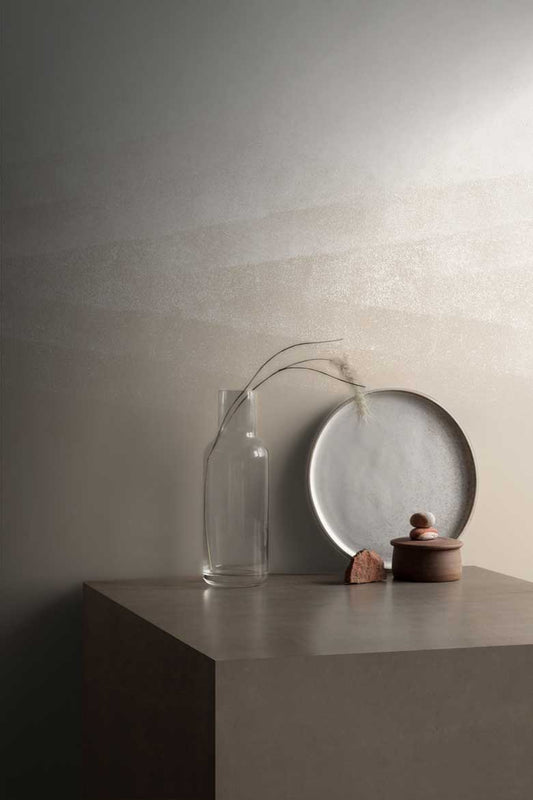 Misty Beach 2 - Hybrid Mural Wallpaper - Oat