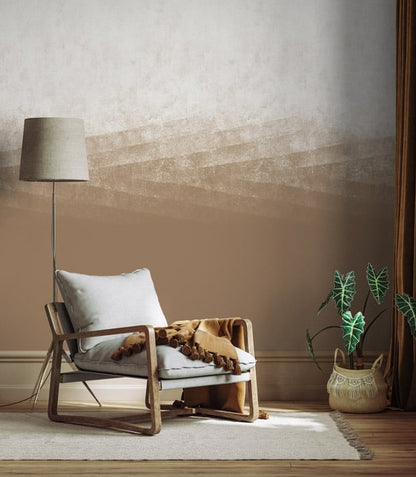 Misty Beach 2 - Hybrid Mural Wallpaper - Honey