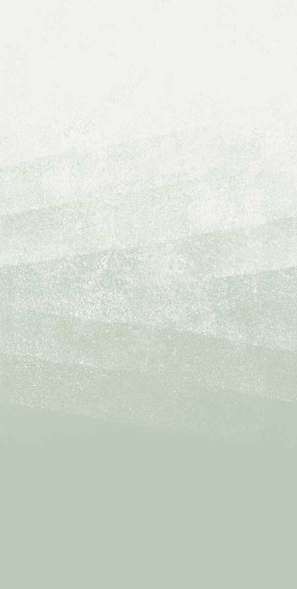 Misty Beach 2 - Hybrid Mural Wallpaper - Sage