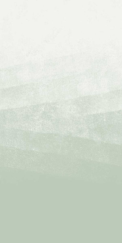 Misty Beach 2 - Hybrid Mural Wallpaper - Sage