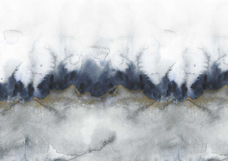 Mystic - Custom Sized Wallpaper Mural (per m2) - Grey