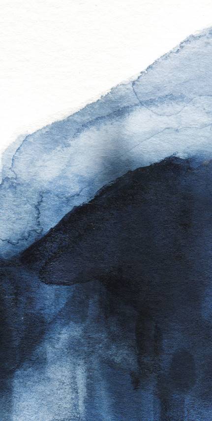 Blue Indigo Abstract Mural Wallpaper