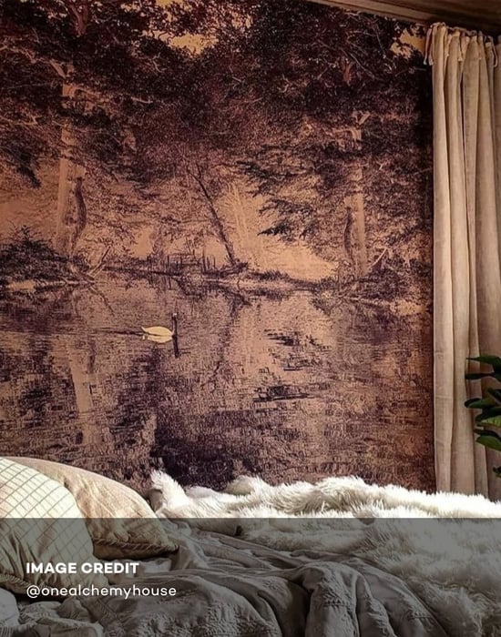 Toile De Jouy Mural Wallpaper - 7 Colours