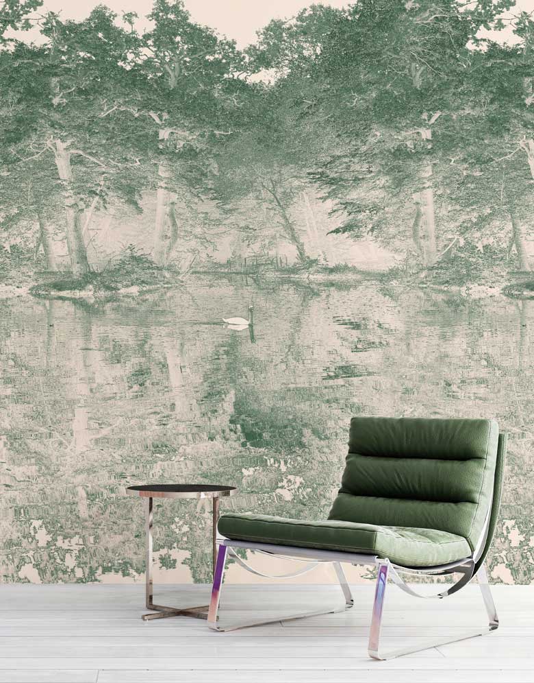 Toile De Jouy Mural Wallpaper - 7 Colours