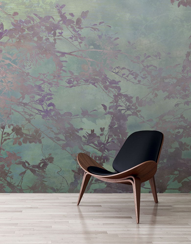 Calm Waters - Green Sage - Custom Sized Wallpaper Mural (per/m2)