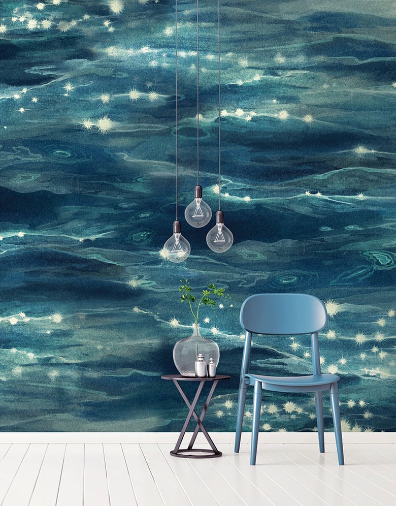 Sparkling Sea Mural Wallpaper