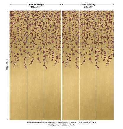 Cherry Blossom Wallpaper - Gold