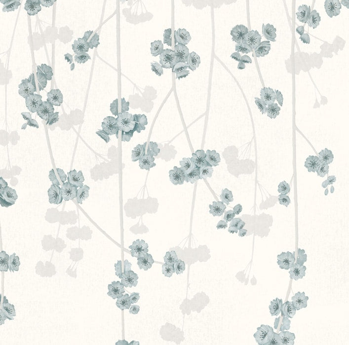 Sample - Cherry Blossom Wallpaper - Vintage White