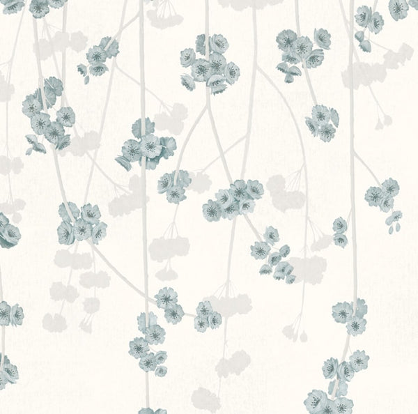 Sample - Cherry Blossom Wallpaper - Vintage White
