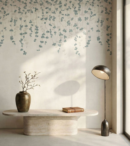 Cherry Blossom Wallpaper - Vintage White