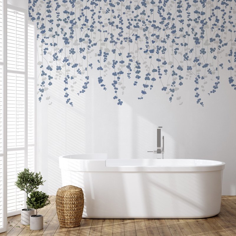 Cherry Blossom Wallpaper - Porcelain