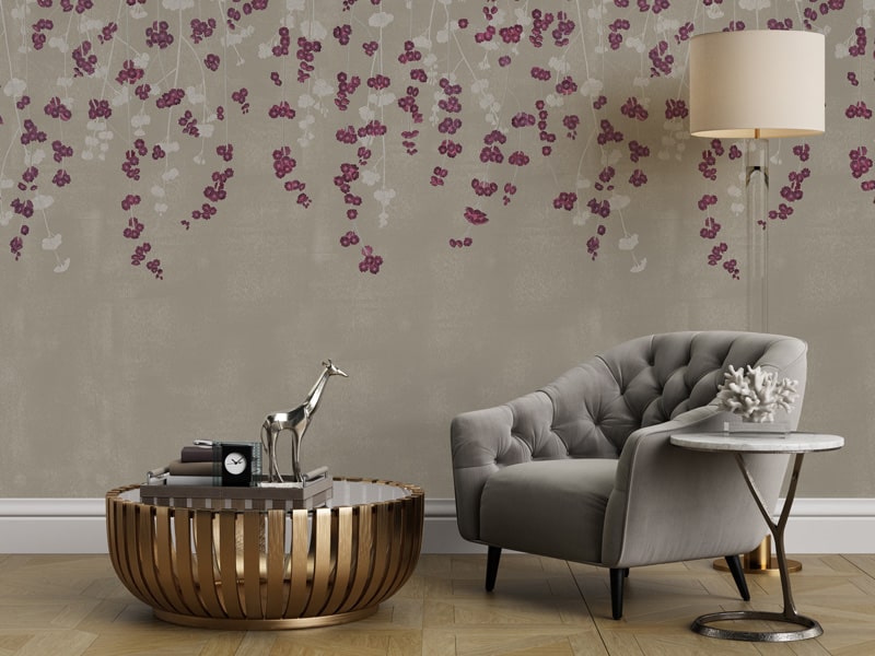 Cherry Blossom Wallpaper - Cerise