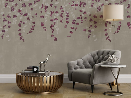 Cherry Blossom Wallpaper - Cerise