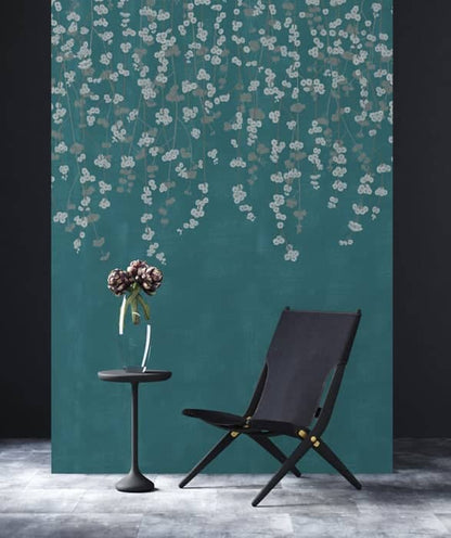 Cherry Blossom Wallpaper - Jade