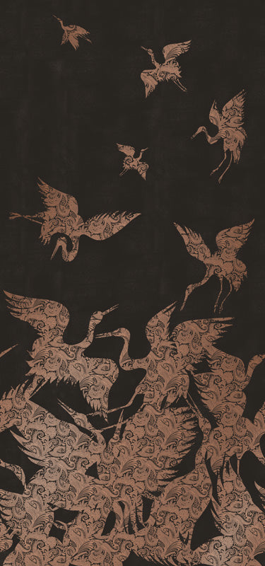 The Swoop Luxe Wallpaper - Copper