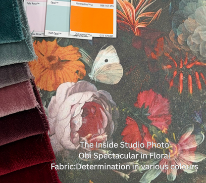 Obi Spectacular Floral  Vinyl Wallpaper -  EXTRA WIDE