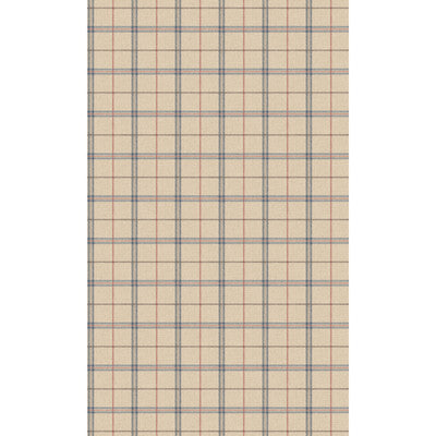 Islay Wallpaper by Mulberry Home - Blue/Red