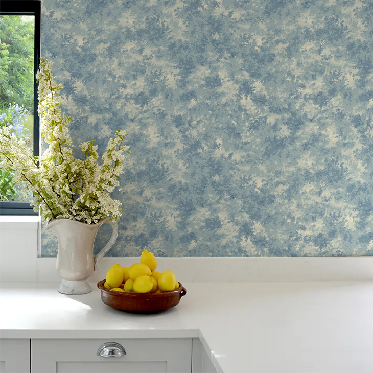 Mulberry Forest Wallpaper by Mulberry Home - Blue