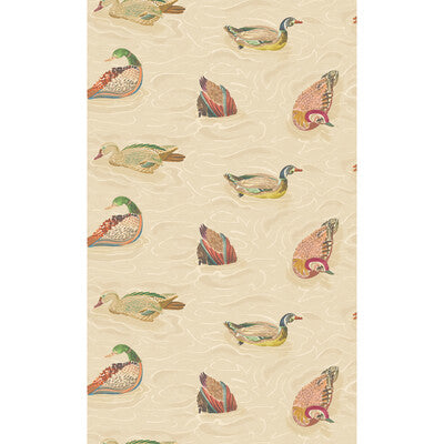 Duck Pond Wallpaper by Mulberry Home - Jewel