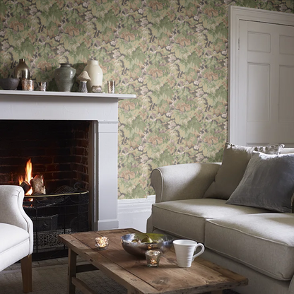 Country Walk Wallpaper by Mulberry Home - Charcoal