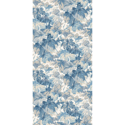 Country Walk Wallpaper by Mulberry Home - Blue