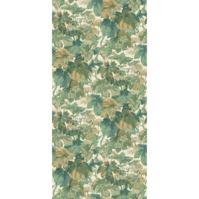 Country Walk Wallpaper by Mulberry Home - Emerald