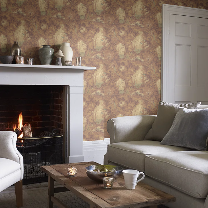 Mulberry Woodland Wallpaper by Mulberry Home - Autumn