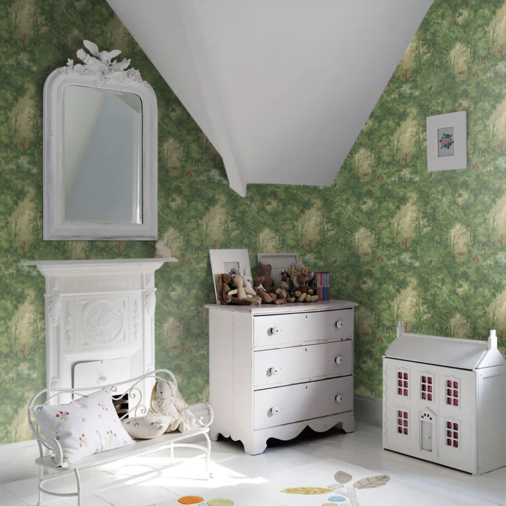 Mulberry Woodland Wallpaper by Mulberry Home - Spring