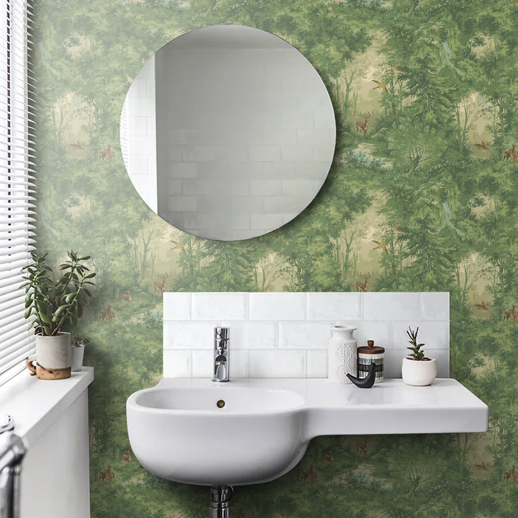 Mulberry Woodland Wallpaper by Mulberry Home - Spring