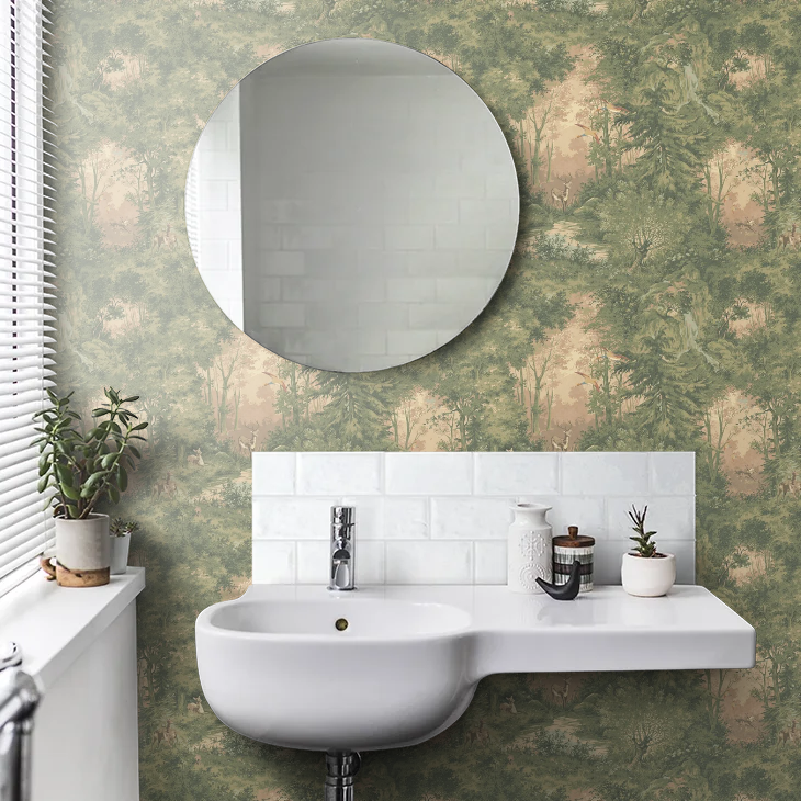 Mulberry Woodland Wallpaper by Mulberry Home - Sunrise
