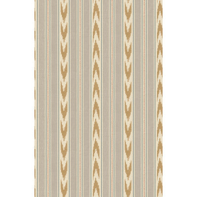 Newport Stripe by Mulberry Home Wallpaper - Blue/Sand