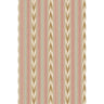 Newport Stripe by Mulberry Home Wallpaper - Old Red/Sand