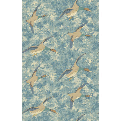 Forest Ducks by Mulberry Home Wallpaper - Blue