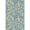 Forest Ducks by Mulberry Home Wallpaper - Blue