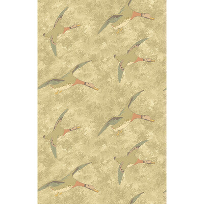 Forest Ducks by Mulberry Home Wallpaper - Parchment