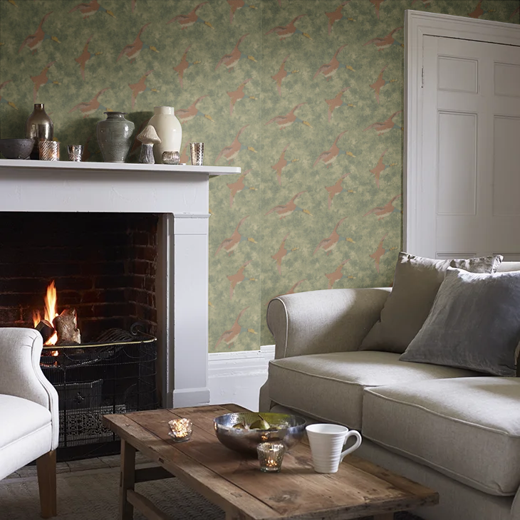 Forest Ducks by Mulberry Home Wallpaper - Lovat