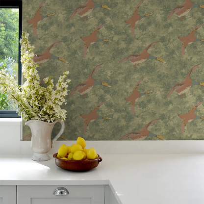 Forest Ducks by Mulberry Home Wallpaper - Lovat