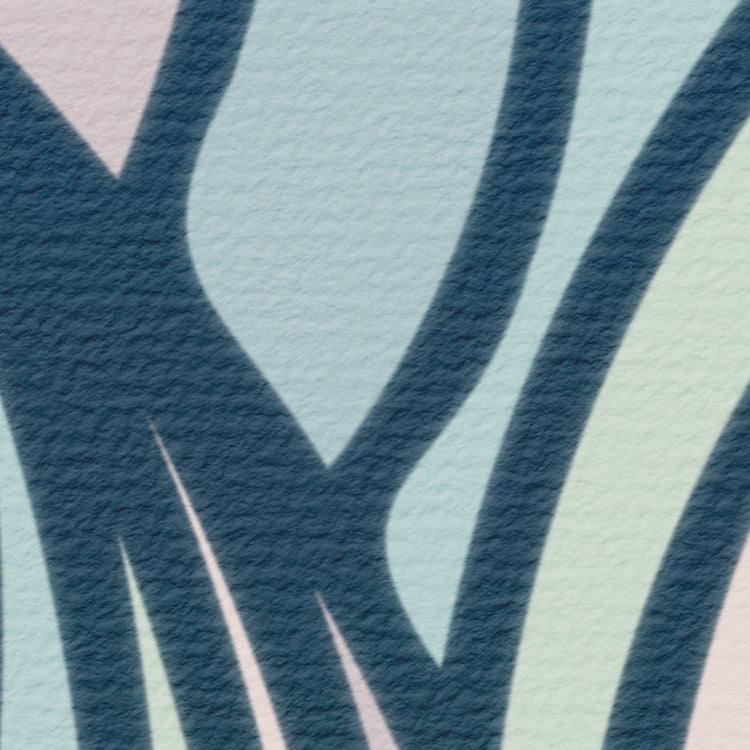 Gentle Waves - Custom Sized Wallpaper Mural (per m2)