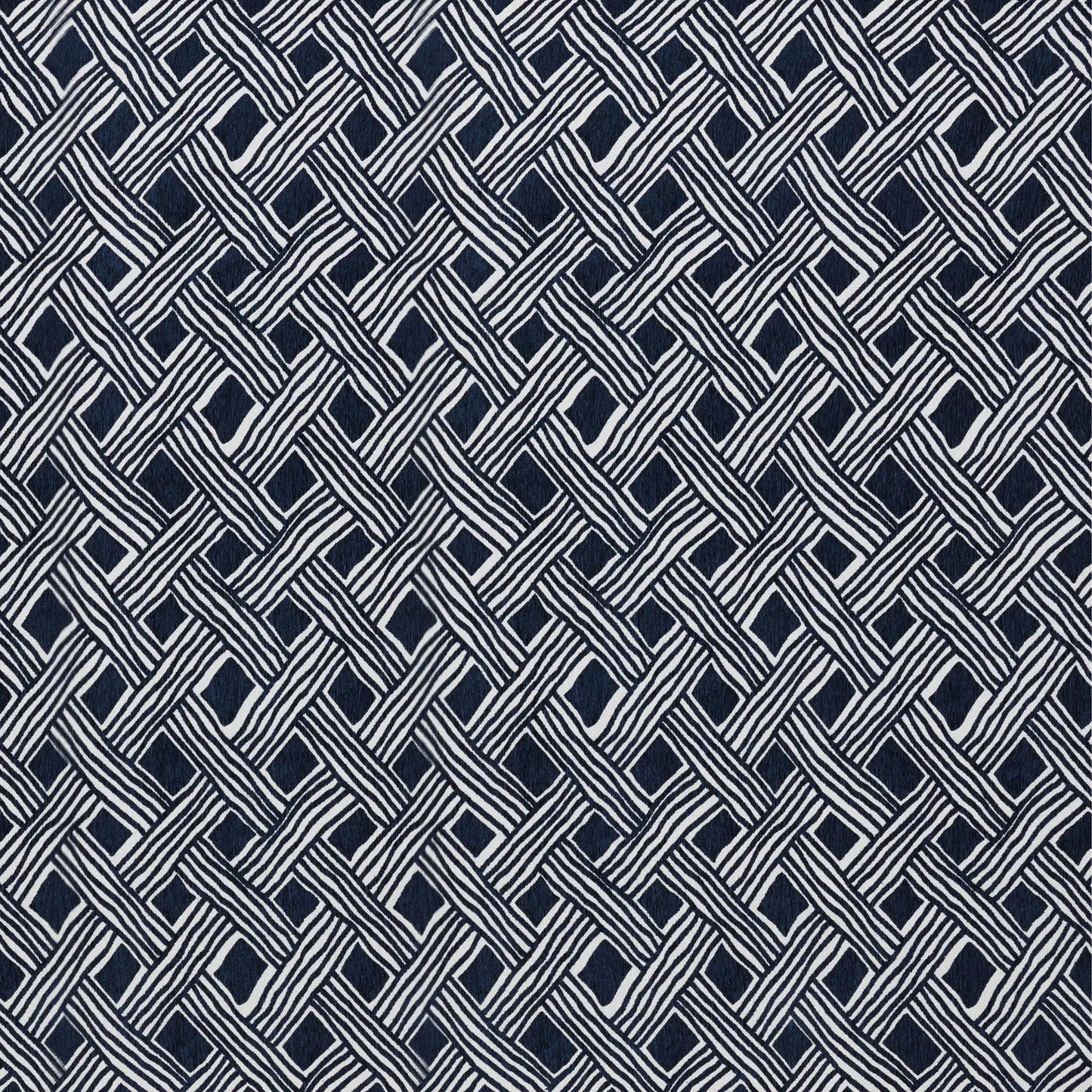 Palacio Upholstery Fabric - Navy